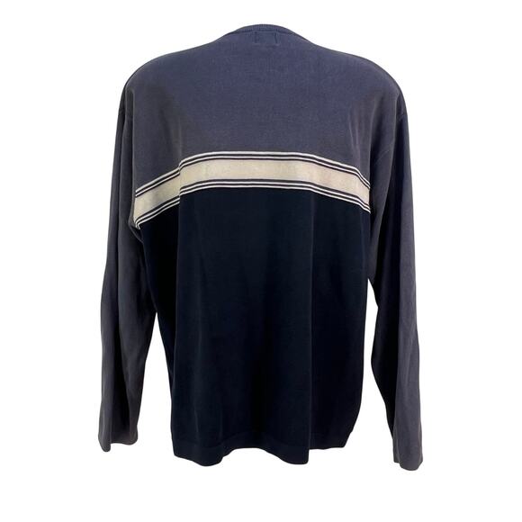 Vintage GAP Cotton Sweater Blue Stripe - Picture 6 of 6